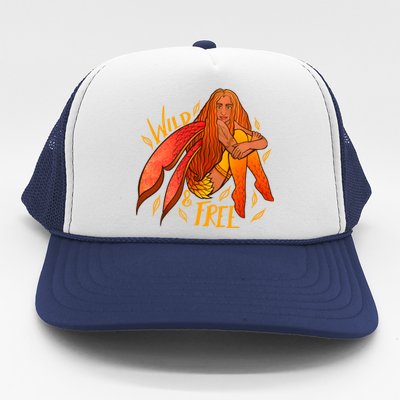 Wild And Free Autumn Fairy Druid Gift Trucker Hat