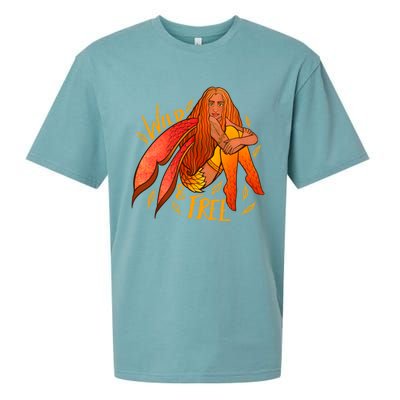 Wild And Free Autumn Fairy Druid Gift Sueded Cloud Jersey T-Shirt