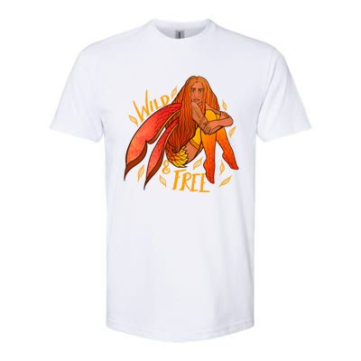 Wild And Free Autumn Fairy Druid Gift Softstyle CVC T-Shirt