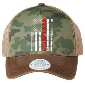 Welder American Flag USA Patriotic Weld Pipefitter Legacy Tie Dye Trucker Hat