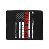 Welder American Flag USA Patriotic Weld Pipefitter Mousepad