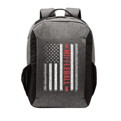 Wiffleball American Flag 4th of July Cool Player Novelty Vector Backpack