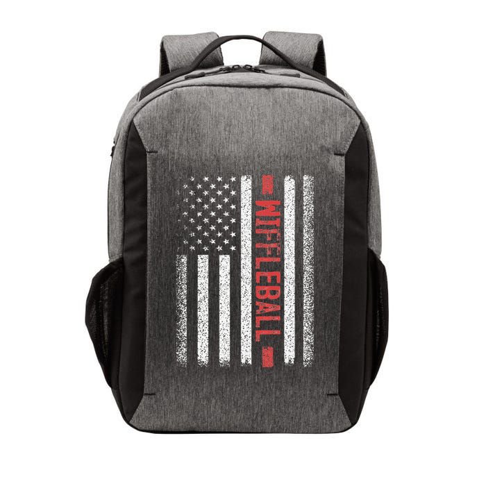 Wiffleball American Flag 4th of July Cool Player Novelty Vector Backpack