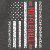 Wiffleball American Flag 4th of July Cool Player Novelty Vector Backpack