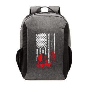 Welder American Flag Welding Gift Usa Distressed Helmet Vector Backpack