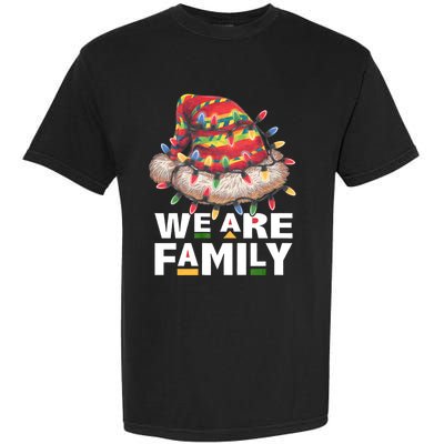 We Are Family African Dope Black Christmas Matching Family Garment-Dyed Heavyweight T-Shirt