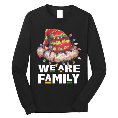 We Are Family African Dope Black Christmas Matching Family Long Sleeve Shirt