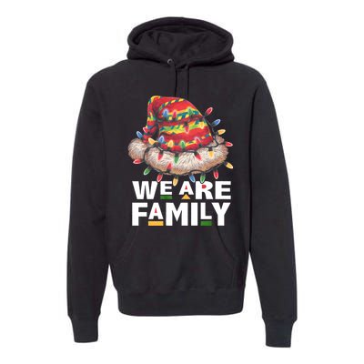 We Are Family African Dope Black Christmas Matching Family Premium Hoodie