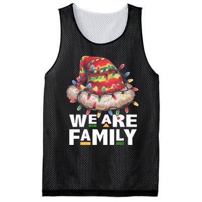 We Are Family African Dope Black Christmas Matching Family Mesh Reversible Basketball Jersey Tank