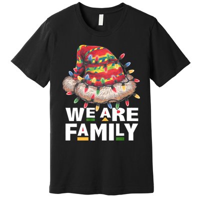 We Are Family African Dope Black Christmas Matching Family Premium T-Shirt