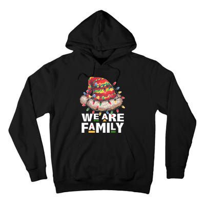 We Are Family African Dope Black Christmas Matching Family Tall Hoodie