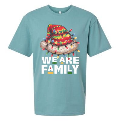 We Are Family African Dope Black Christmas Matching Family Sueded Cloud Jersey T-Shirt