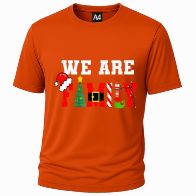 We Are Family Christmas Pajamas Matching Xmas Cooling Performance Crew T-Shirt