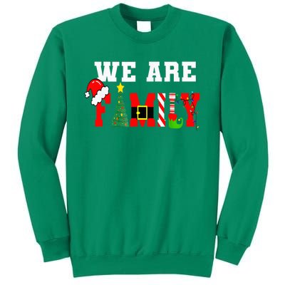 We Are Family Christmas Pajamas Matching Xmas Sweatshirt