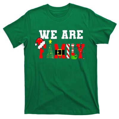 We Are Family Christmas Pajamas Matching Xmas T-Shirt