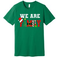 We Are Family Christmas Pajamas Matching Xmas Premium T-Shirt