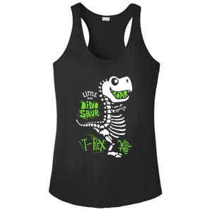 Wild And Free TRex Dinosaur Skeleton Funny Dinosaurs Cool Gift Ladies PosiCharge Competitor Racerback Tank