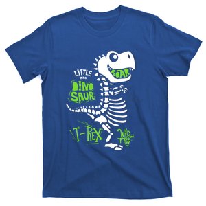 Wild And Free TRex Dinosaur Skeleton Funny Dinosaurs Cool Gift T-Shirt