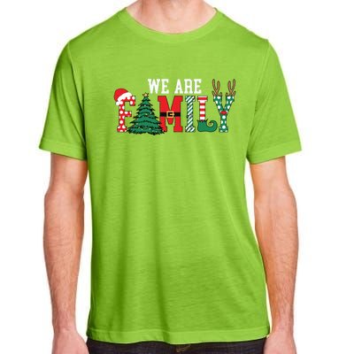 We Are Family Christmas Adult ChromaSoft Performance T-Shirt