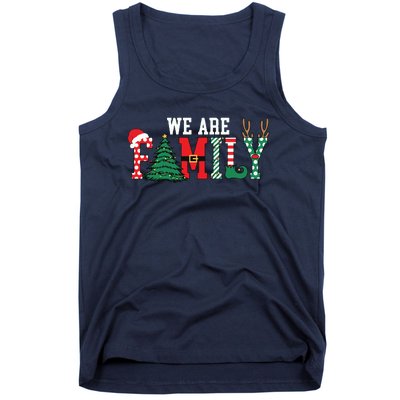 We Are Family Christmas Tank Top