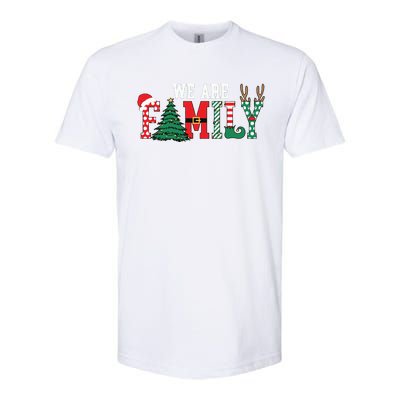 We Are Family Christmas Softstyle CVC T-Shirt