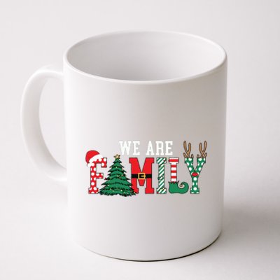 We Are Family Christmas Coffee Mug