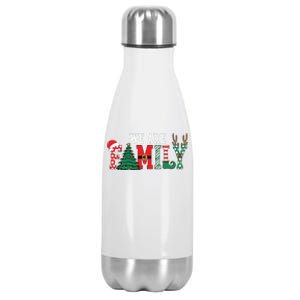 We Are Family Christmas Stainless Steel Insulated Water Bottle