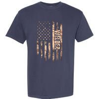 Welder American Flag Gift Welding Garment-Dyed Heavyweight T-Shirt