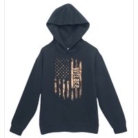 Welder American Flag Gift Welding Urban Pullover Hoodie