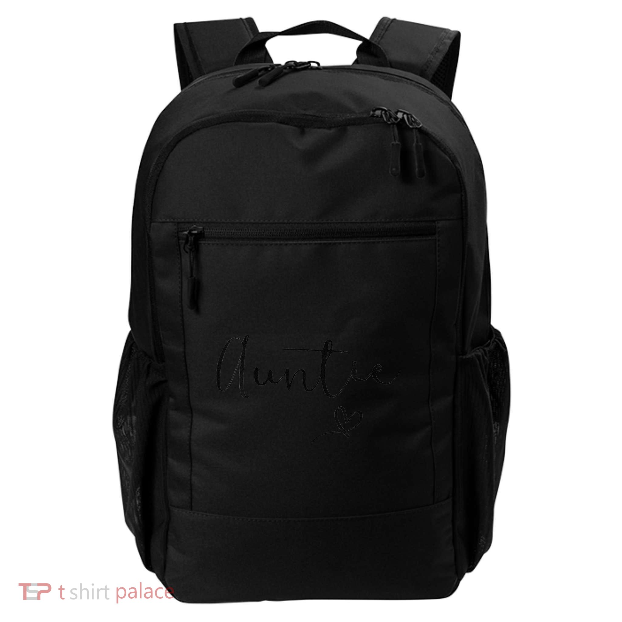 Womens Auntie For Women Aunt Birthday Christmas Mother's Day Backpack