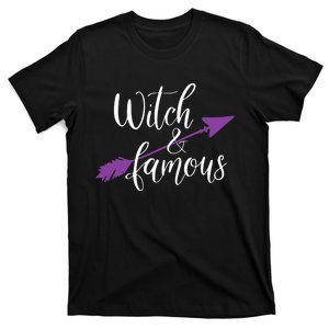 Witch And Famous Halloween Women Funny Party Gift T-Shirt