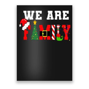 We Are Family Christmas Party Matching Xmas Family Poster