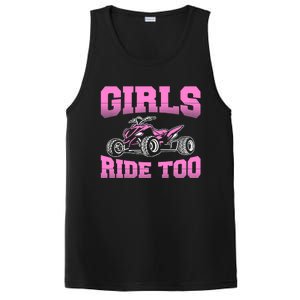 Wo ATV Funny Four Wheeler Quad Bike Girls Ride Too Quad Biker PosiCharge Competitor Tank