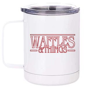 Waffles & Things 12 oz Stainless Steel Tumbler Cup