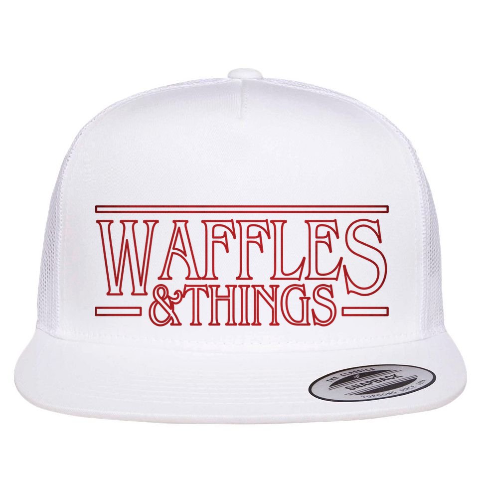 Waffles & Things Flat Bill Trucker Hat