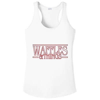 Waffles & Things Ladies PosiCharge Competitor Racerback Tank