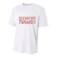 Waffles & Things Youth Performance Sprint T-Shirt