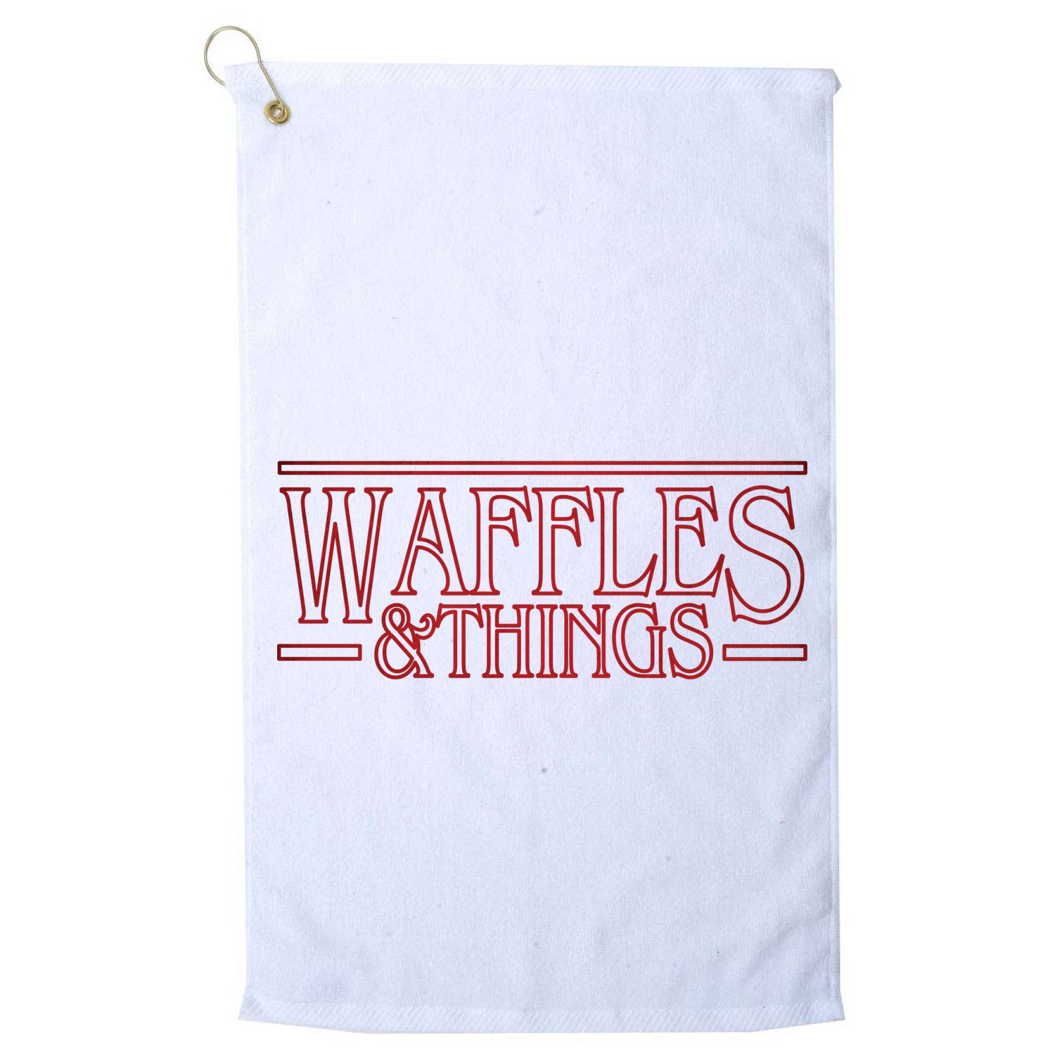 Waffles & Things Golf Towel