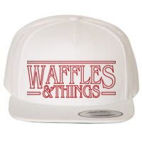 Waffles & Things Wool Snapback Cap