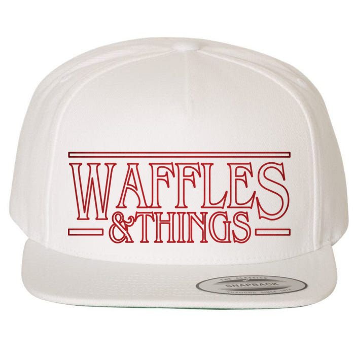 Waffles & Things Wool Snapback Cap