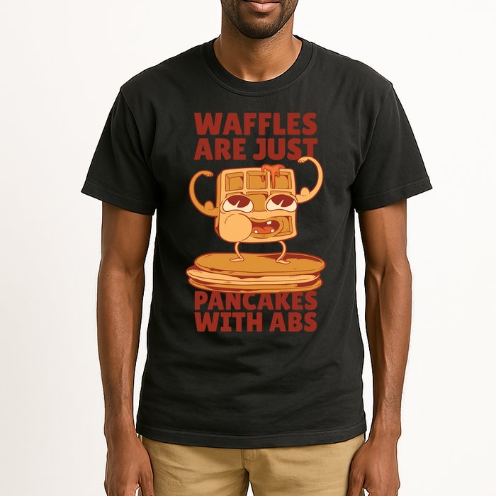 Waffles Are Just Pancakes With Abs Tall T-Shirt