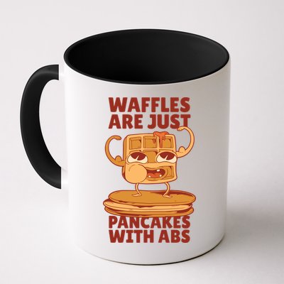 Waffles Are Just Pancakes With Abs Mug