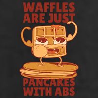 Waffles Are Just Pancakes With Abs Beanie