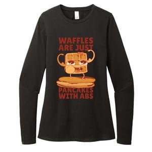 Waffles Are Just Pancakes With Abs Womens CVC Long Sleeve Shirt