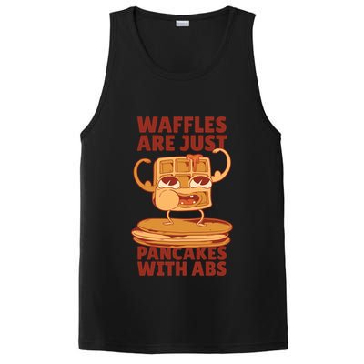 Waffles Are Just Pancakes With Abs PosiCharge Competitor Tank