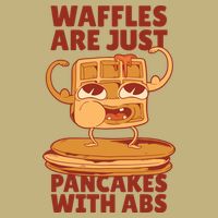 Waffles Are Just Pancakes With Abs Polo