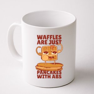 Waffles Are Just Pancakes With Abs Coffee Mug