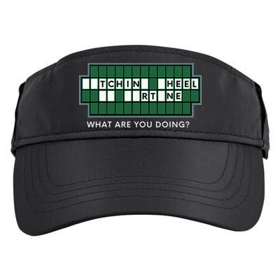 Wheel And Game Show Lovers, Fortune Word Puzzles Adult Drive Performance Visor