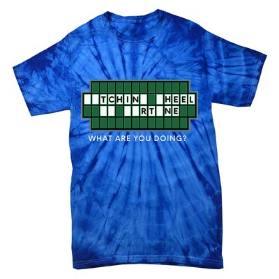Wheel And Game Show Lovers, Fortune Word Puzzles Tie-Dye T-Shirt