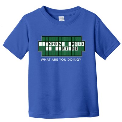 Wheel And Game Show Lovers, Fortune Word Puzzles Toddler T-Shirt